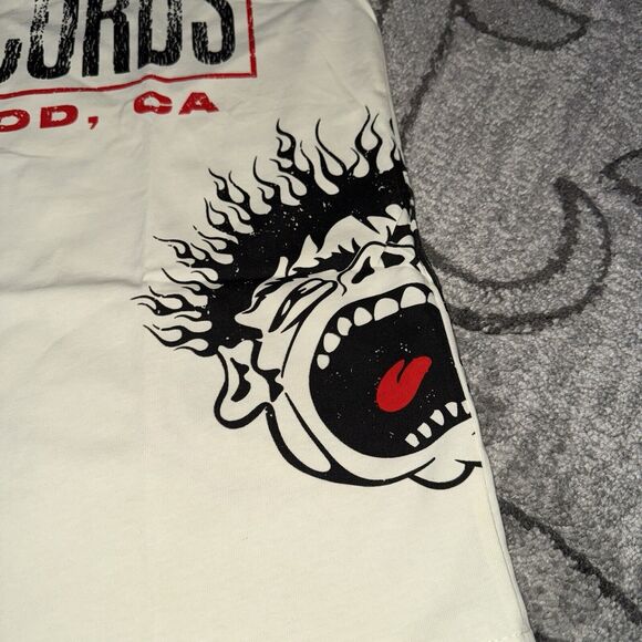 Hellstar Studios Records New Short Sleeve T-Shirt Cream Small Path To Paradise - Picture 4 of 6